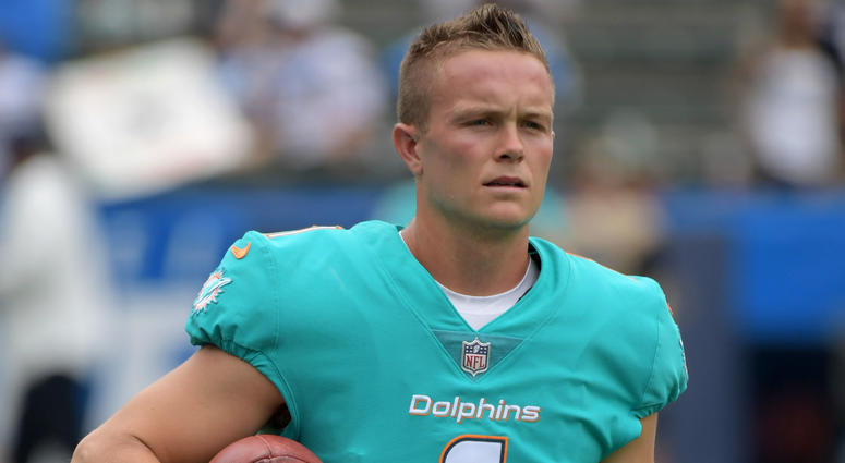 New Bears kicker Cody Parkey, then with the Dolphins. New Bears kicker Cody Parkey, then with the Dolphins.