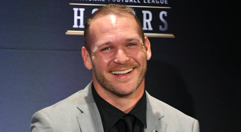 Brian Urlacher as he's selected into the Pro Football Hall of Fame. Brian Urlacher as he's selected into the Pro Football Hall of Fame.