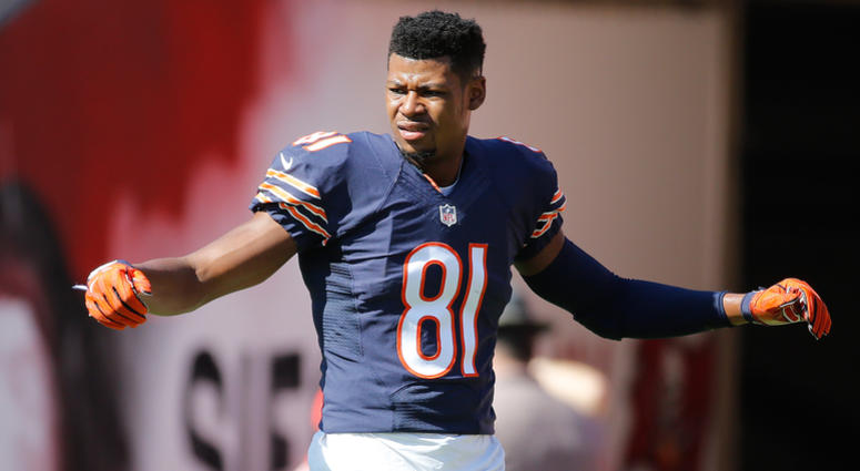 Bears receiver Cam Meredith Bears receiver Cam Meredith