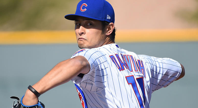 Cubs right-hander Yu Darvish Cubs right-hander Yu Darvish