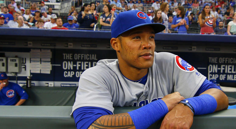 Cubs shortstop Addison Russell Cubs shortstop Addison Russell