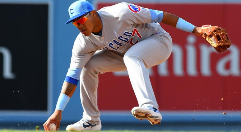 Cubs infielder Addison Russell Cubs infielder Addison Russell