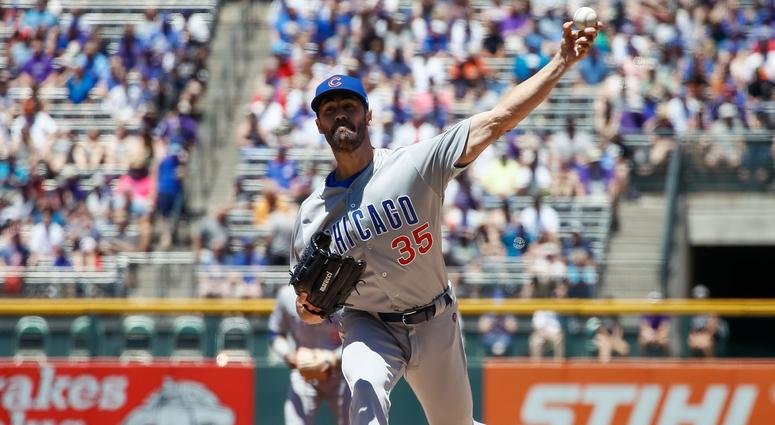 Cubs left-hander Cole Hamels Cubs left-hander Cole Hamels