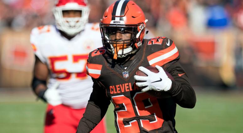 Browns running back Duke Johnson Browns running back Duke Johnson