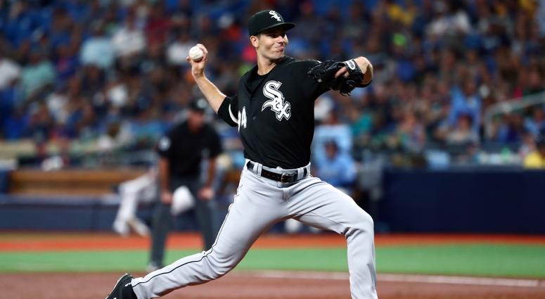 White Sox right-hander Dylan Cease White Sox right-hander Dylan Cease