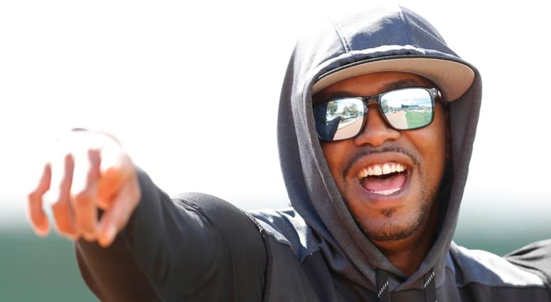 White Sox outfielder Eloy Jimenez White Sox outfielder Eloy Jimenez