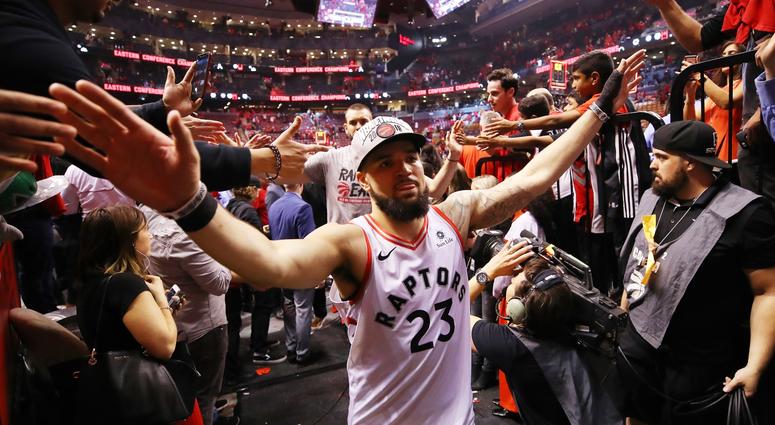 Raptors guard Fred VanVleet Raptors guard Fred VanVleet