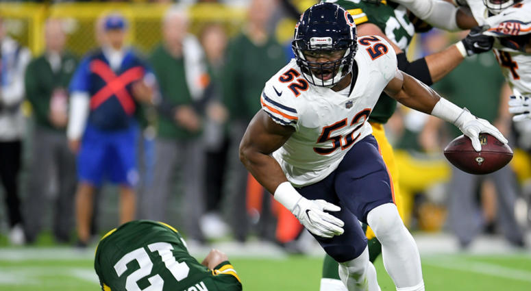 Bears linebacker Khalil Mack Bears linebacker Khalil Mack