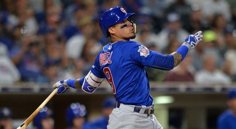 Cubs infielder Javier Baez Cubs infielder Javier Baez