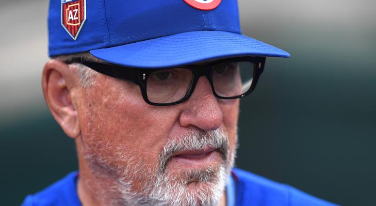 Cubs manager Joe Maddon Cubs manager Joe Maddon