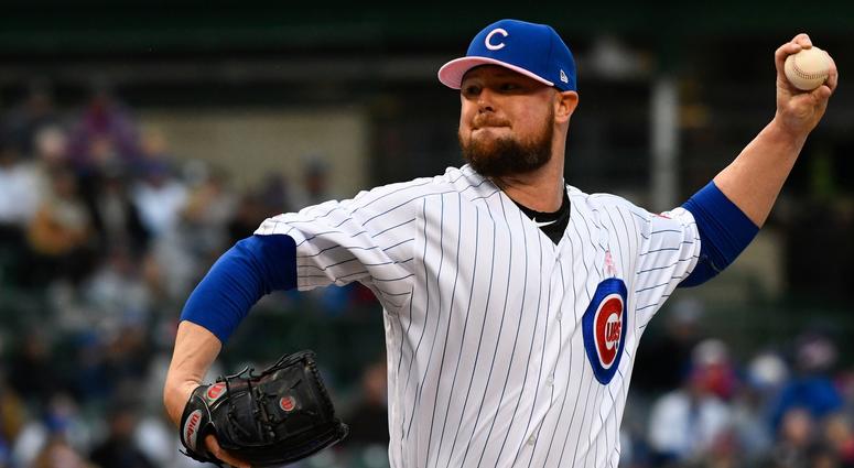 Cubs left-hander Jon Lester Cubs left-hander Jon Lester