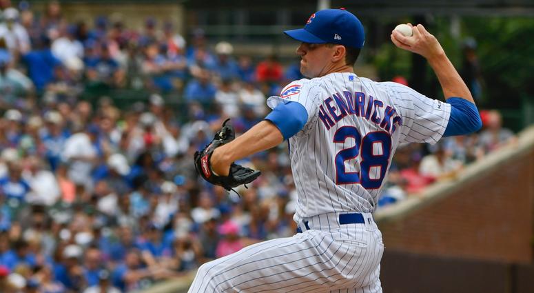 Cubs right-hander Kyle Hendricks Cubs right-hander Kyle Hendricks