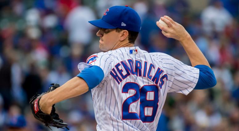 Cubs right-hander Kyle Hendricks Cubs right-hander Kyle Hendricks