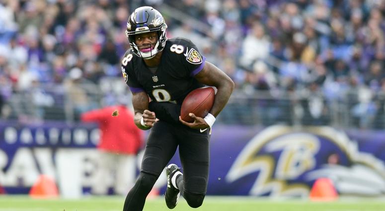 Ravens quarterback Lamar Jackson Ravens quarterback Lamar Jackson