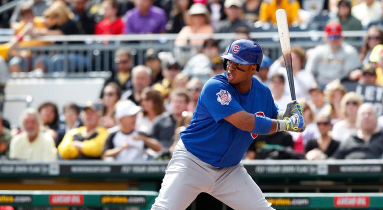 Luis Valbuena with the Cubs in 2014 Luis Valbuena with the Cubs in 2014