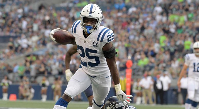 Colts running back Marlon Mack Colts running back Marlon Mack