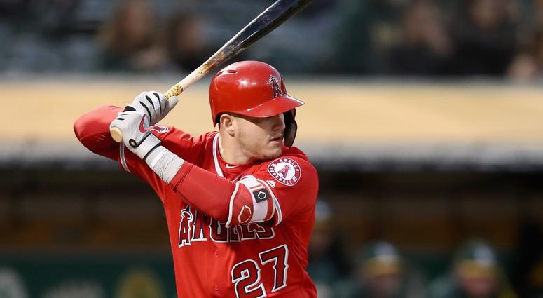 Angels outfielder Mike Trout Angels outfielder Mike Trout