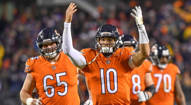 Bears quarterback Mitchell Trubisky (10) Bears quarterback Mitchell Trubisky (10)