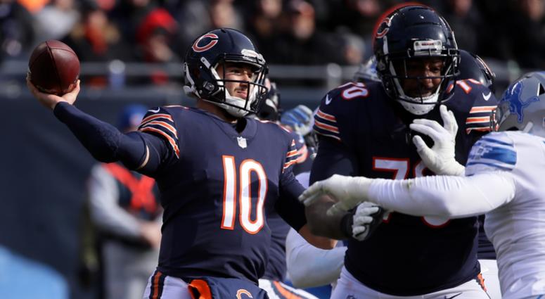Bears quarterback Mitchell Trubisky (10) Bears quarterback Mitchell Trubisky (10)
