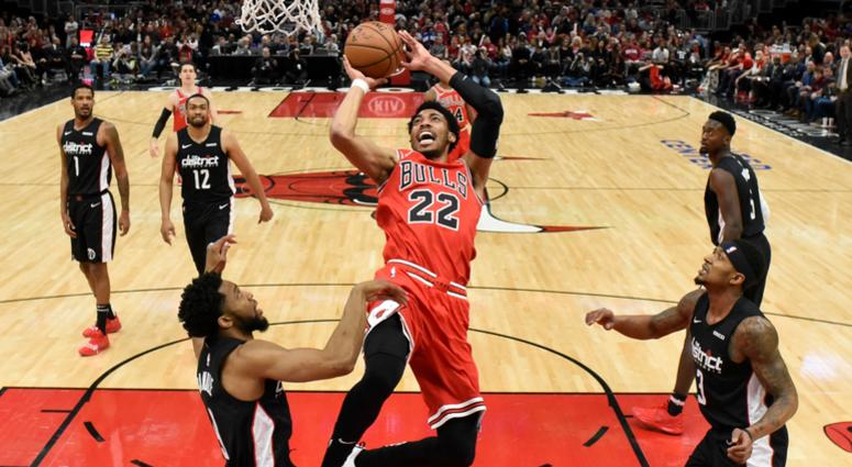 Bulls forward Otto Porter Jr. (22) goes to the basket against the Wizards. Bulls forward Otto Porter Jr. (22) goes to the basket against the Wizards.