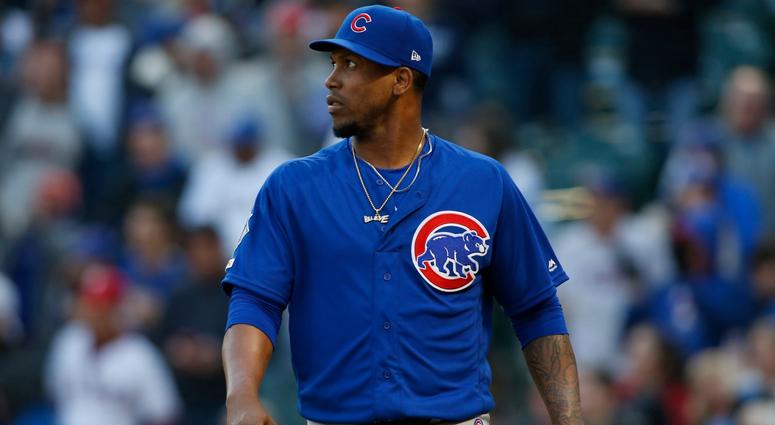 Cubs reliever Pedro Strop Cubs reliever Pedro Strop