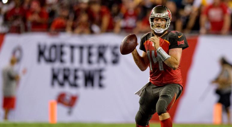Buccaneers quarterback Ryan Fitzpatrick Buccaneers quarterback Ryan Fitzpatrick