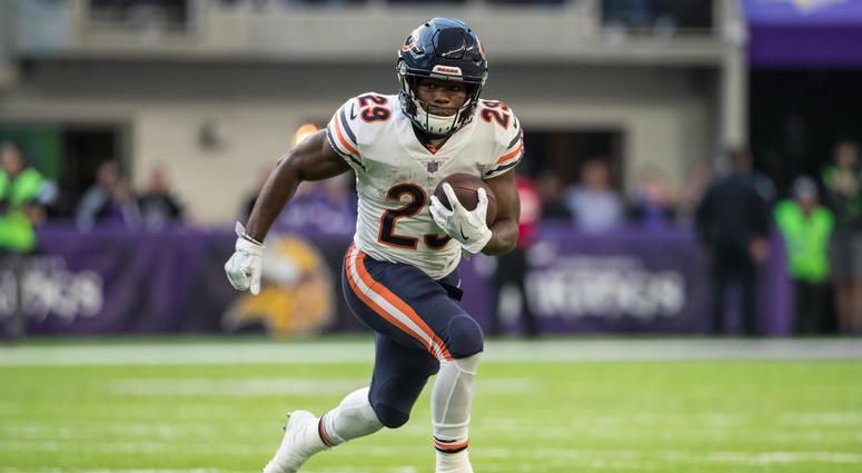 Bears running back Tarik Cohen Bears running back Tarik Cohen