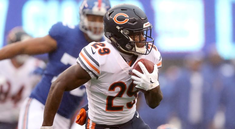 Bears running back Tarik Cohen Bears running back Tarik Cohen