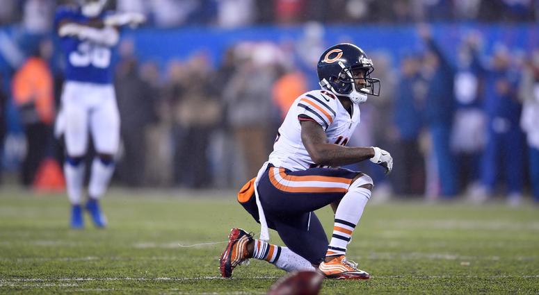 Bears receiver Taylor Gabriel reacts after an incompletion sealed his team's loss. Bears receiver Taylor Gabriel reacts after an incompletion sealed his team's loss.