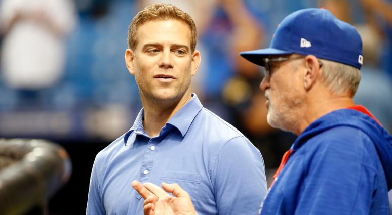Cubs president of baseball operations Theo Epstein, left, and manager Joe Maddon Cubs president of baseball operations Theo Epstein, left, and manager Joe Maddon