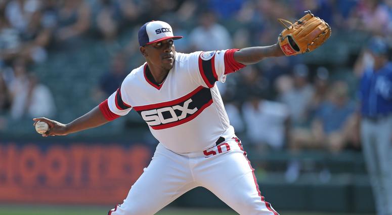 White Sox right-hander Thyago Vieira White Sox right-hander Thyago Vieira