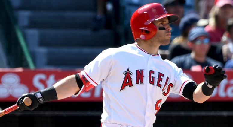 Angels infielder Tommy La Stella Angels infielder Tommy La Stella