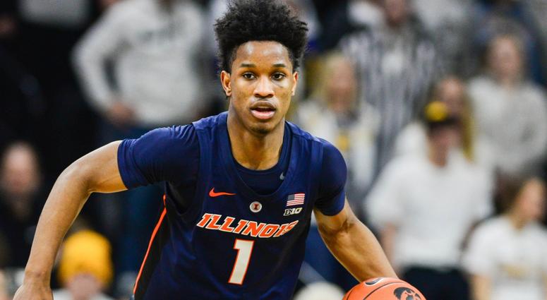 Illinois guard Trent Frazier Illinois guard Trent Frazier