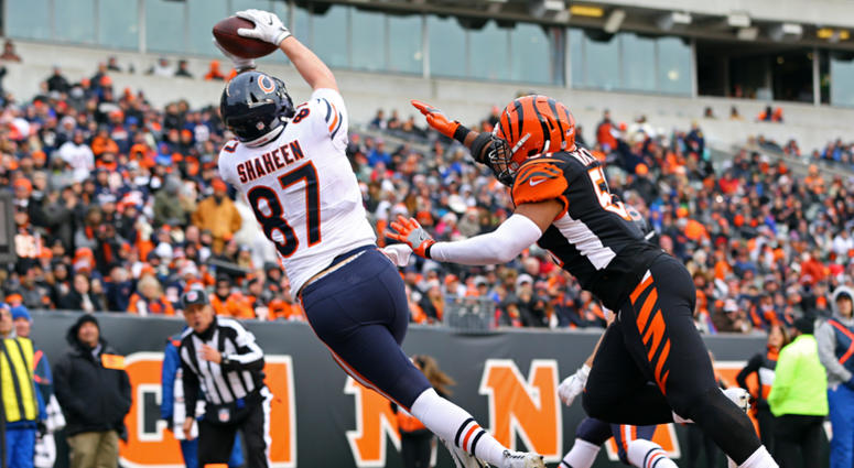 Bears tight end Adam Shaheen Bears tight end Adam Shaheen