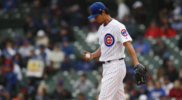 Cubs right-hander Yu Darvish Cubs right-hander Yu Darvish