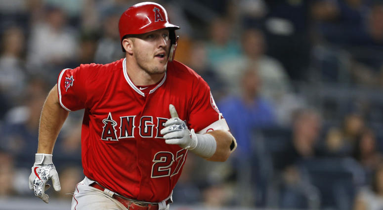 Angels outfielder Mike Trout Angels outfielder Mike Trout