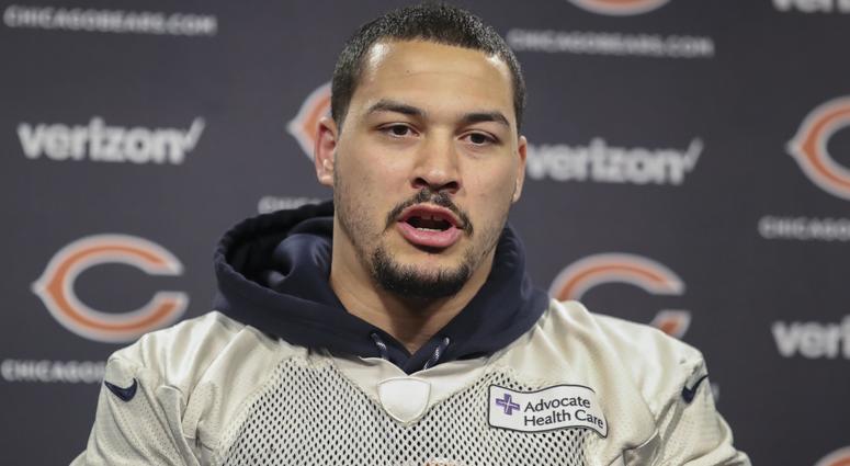 Bears linebacker Aaron Lynch Bears linebacker Aaron Lynch