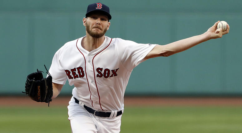 Red Sox left-hander Chris Sale Red Sox left-hander Chris Sale