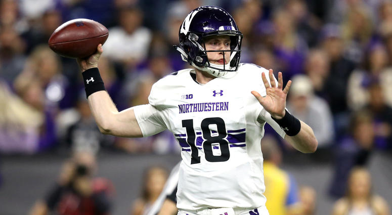 Northwestern quarterback Clayton Thorson Northwestern quarterback Clayton Thorson