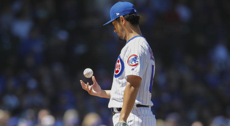 Cubs starter Yu Darvish Cubs starter Yu Darvish