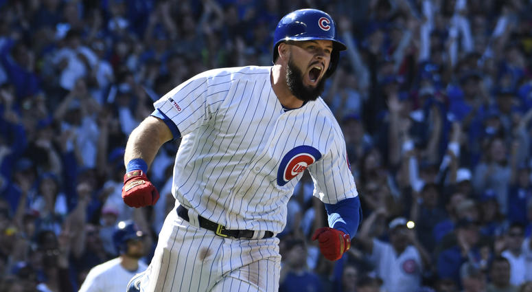 Cubs infielder David Bote Cubs infielder David Bote