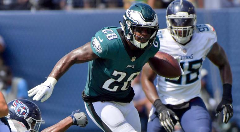 Eagles running back Wendell Smallwood Eagles running back Wendell Smallwood