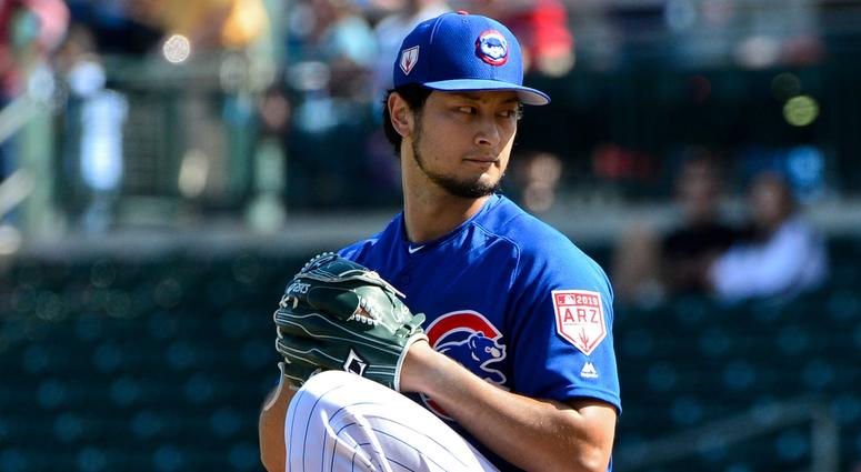 Cubs right-hander Yu Darvish Cubs right-hander Yu Darvish