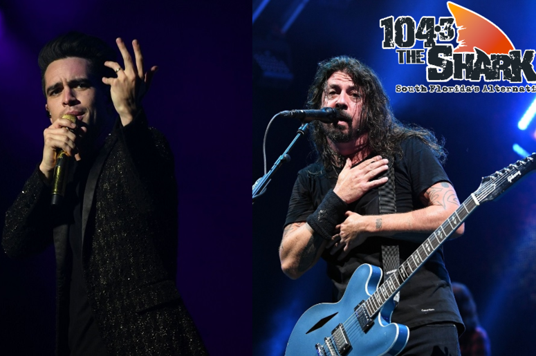Brendon Urie and Dave Grohl Brendon Urie and Dave Grohl