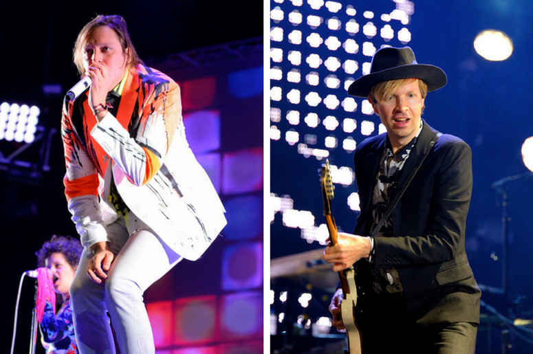 Beck and Win Butler of Arcade Fire Beck and Win Butler of Arcade Fire