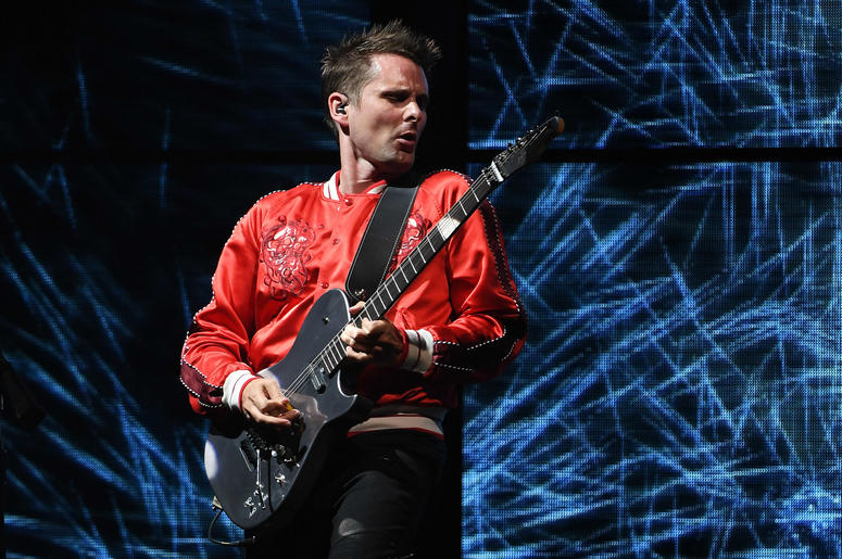 Matt Bellamy of Muse performs at Perfect Vodka Amphitheater Matt Bellamy of Muse performs at Perfect Vodka Amphitheater