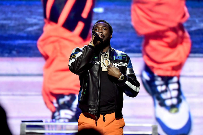 Meek Mill NEW YORK, NY - OCTOBER 23: Meek Mill performs onstage during the 4th Annual TIDAL X: Brooklyn at Barclays Center of Brooklyn on October 23, 2018 in New York City.