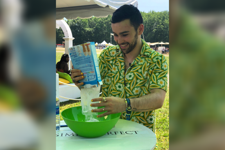 MAX baking a birthday cake at Firefly Music Festival MAX Bakes a Birthday Cake & Talks "Love Me Less," Enjoying Life, & Cow Rubbing at Firefly Music Festival 2019 in Dover DE Exclusive interview la on air laonair backstage artist pass