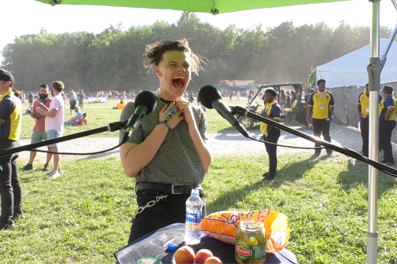 Yungblud Yungblud Does ASMR and It's Exactly What You Need Today from 965 TDY and LA at Firefly Music Festival in Dover Delaware
