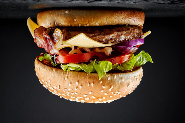 upside down burger